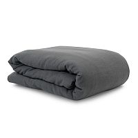 пододеяльник изо льна темно-серого цвета essential 150х200 в Смоленске