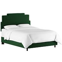 кровать двуспальная 180х200 зеленая paxton emerald velvet в Смоленске