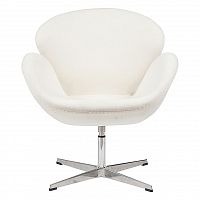 кресло swan chair белое в Смоленске