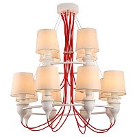 подвесная люстра arte lamp sergio a3325lm-8-4wh в Смоленске