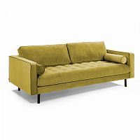 диван bogart sofa 3 трехместный темно-желтый от la forma (ex julia grup) в Смоленске