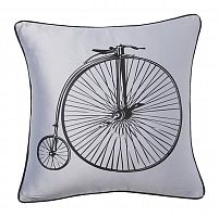 подушка с ретро-велосипедом retro bicycle grey в Смоленске