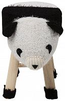 kare design пуф panda, коллекция "панда" 40*35*27, полиэстер, полиуретан, сосна, белый в Смоленске