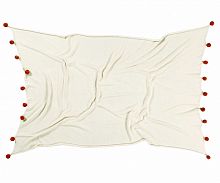 плед с помпонами терракотовый в Смоленске