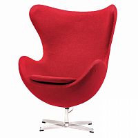 кресло egg chair красное в Смоленске