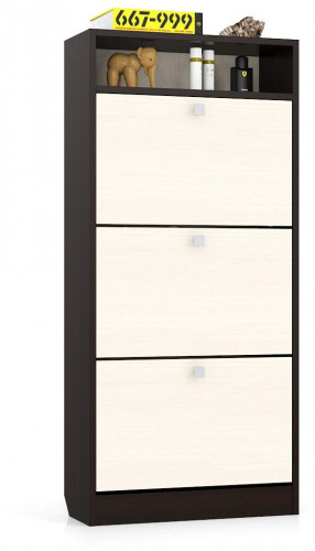 тумба для обуви мд-3, цвет венге/дуб в Смоленске