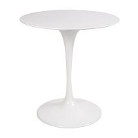 стол eero saarinen style tulip table top mdf d70 глянцевый белый в Смоленске