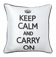 подушка с надписью keep calm and carry on в Смоленске