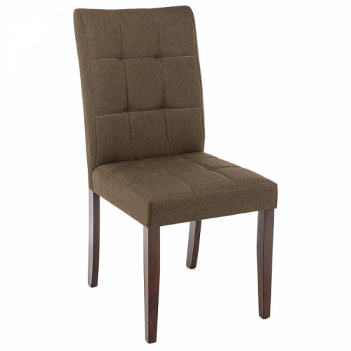 стул деревянный madina dark walnut / fabric brown в Смоленске