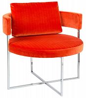 кресло sirio velvet orange оранжевое в Смоленске