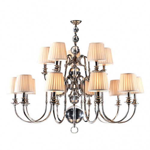 люстра holandesa от schuller прозрачная/стальной/кремовая в Смоленске