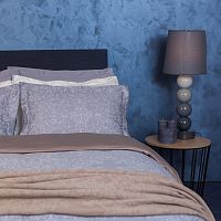 комплект постельного белья decoflux сатин 1.5 спальный versaille grey в Смоленске
