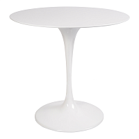 стол eero saarinen style tulip table top mdf d80 глянцевый белый в Смоленске