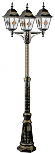 садово-парковый светильник arte lamp berlin a1017pa-3bn в Смоленске