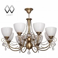 подвесная люстра mw-light фелиция 347016608 белая в Смоленске