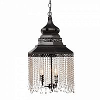 люстра подвесная черная с хрустальными подвесками chandelier в Смоленске