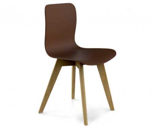 стул dsw коричневый s42 (eames style) в Смоленске