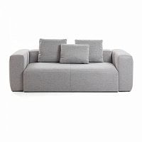 диван blok sofa 2 светло-серый от la forma (ex julia grup) в Смоленске