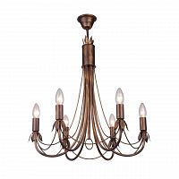 подвесная люстра toplight lucinda tl7350d-06br в Смоленске