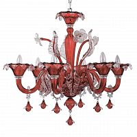 подвесная люстра ideal lux ca vendramin sp6 rosso в Смоленске