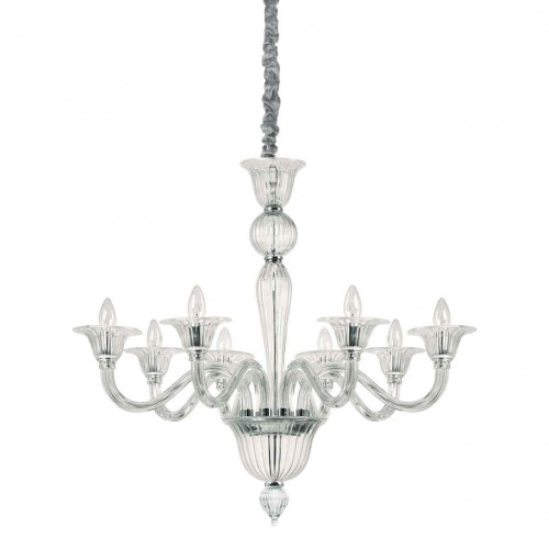 подвесная люстра ideal lux brigitta sp8 trasparente в Смоленске