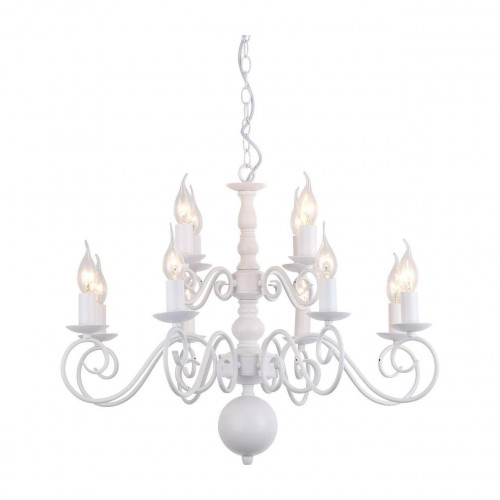 подвесная люстра arte lamp a1129lm-12wh в Смоленске
