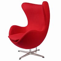 кресло arne jacobsen темно-красное в Смоленске