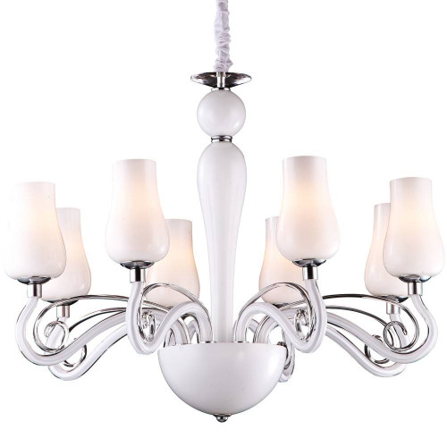 подвесная люстра arte lamp biancaneve a8110lm-8wh в Смоленске