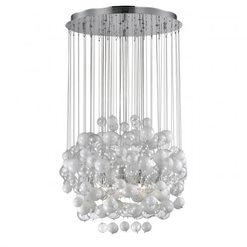 подвесная люстра ideal lux bollicine sp14 bianco в Смоленске