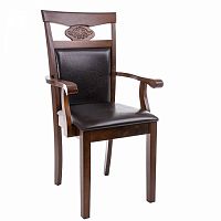 стул деревянный кресло luiza dirty oak / dark brown в Смоленске