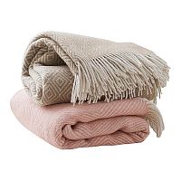 розовый шерстяной плед в Смоленске