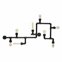 потолочная люстра ideal lux plumber pl8 nero в Смоленске